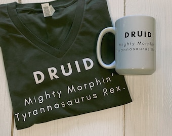 DND T-Rex Druid T-shirt