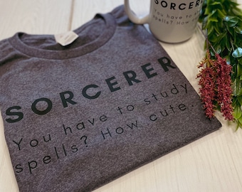 Camiseta de hechiceros y hechizos de DND