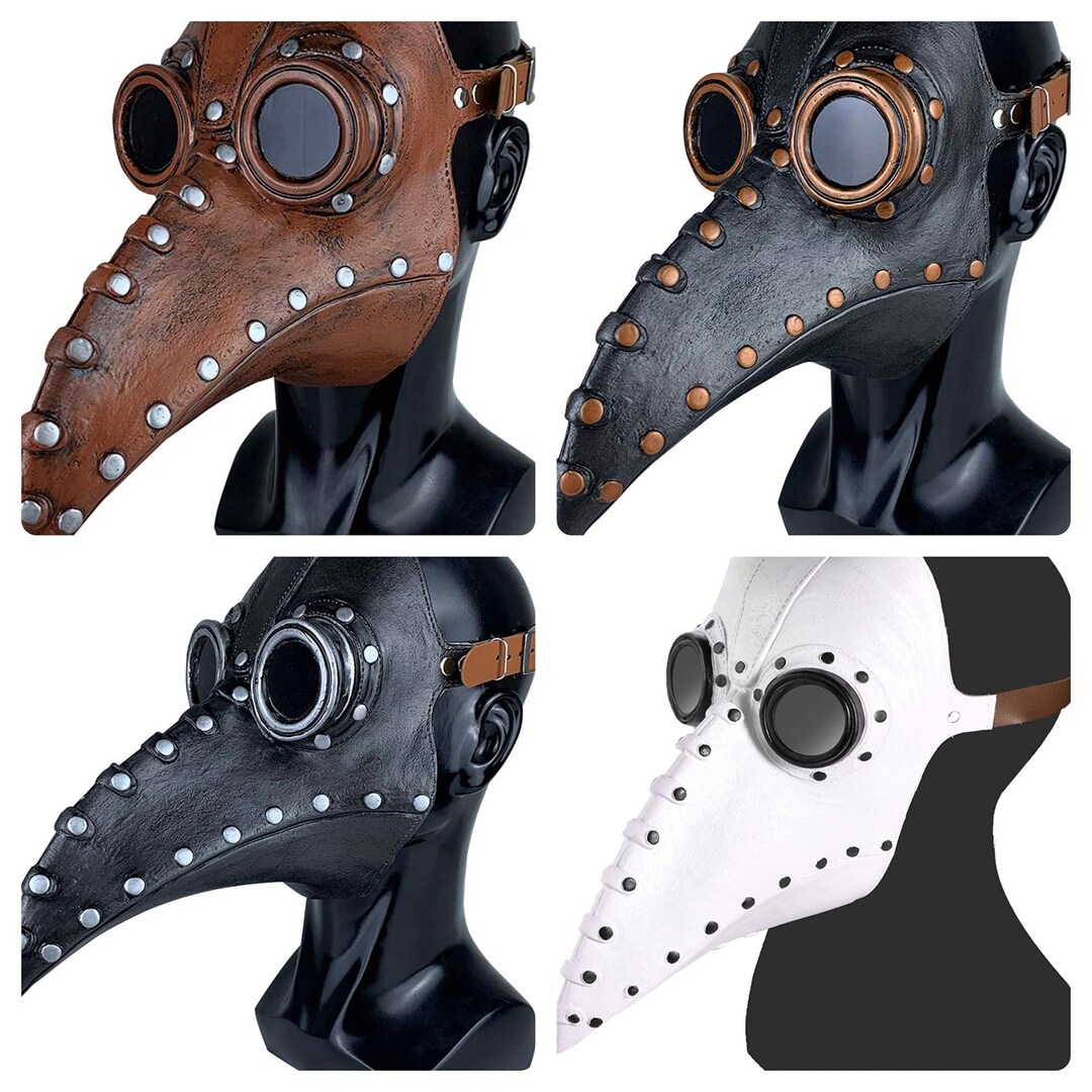 Plague Doctor Bird Mask Long Nose Beak Cosplay Steampunk - Etsy UK