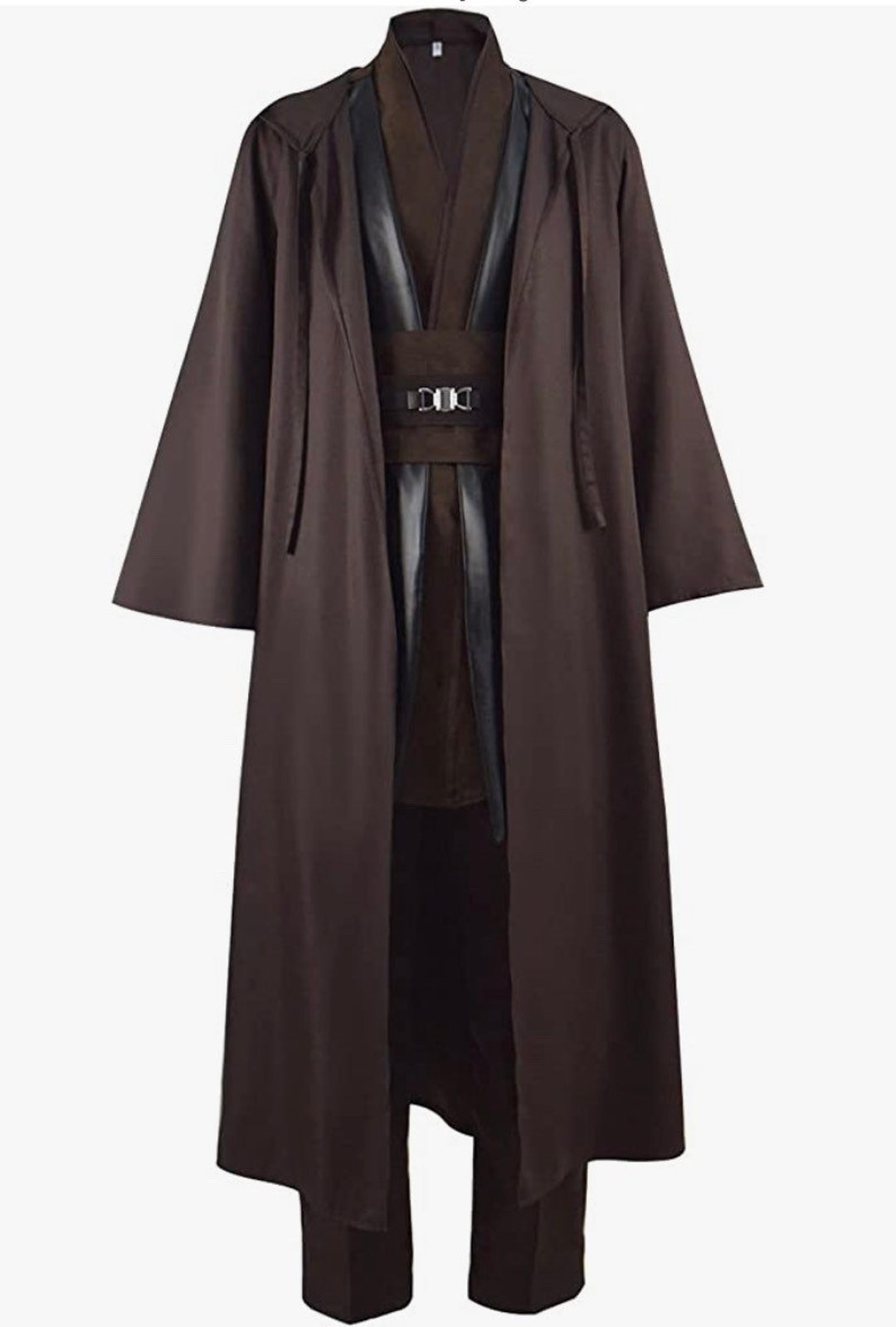 Adult Anakin Tunic Costume Mens Brown Hooded Robe Tunic Etsy