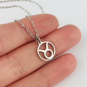 Naszyjnik z Bykiem, Biżuteria ze Znakiem Zodiaku, Delikatny wisiorek z miesiąca urodzenia, Znak zodiaku, Biżuteria z Horoskopem, Prezent urodzinowy, Konstelacja