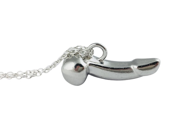 Penis Necklace, Dildo Jewelry, Willy Necklace, rude joke gift, gag gift, naughty secret santa hen night favors bachelorette feminist jewelry