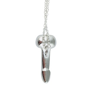 Pu&ograve; includere: Una collana con un ciondolo in argento con un design anatomico stilizzato. Il ciondolo &egrave; attaccato a una catena in argento.