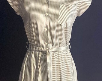 Vintage Byer Too! Striped A-Line dress