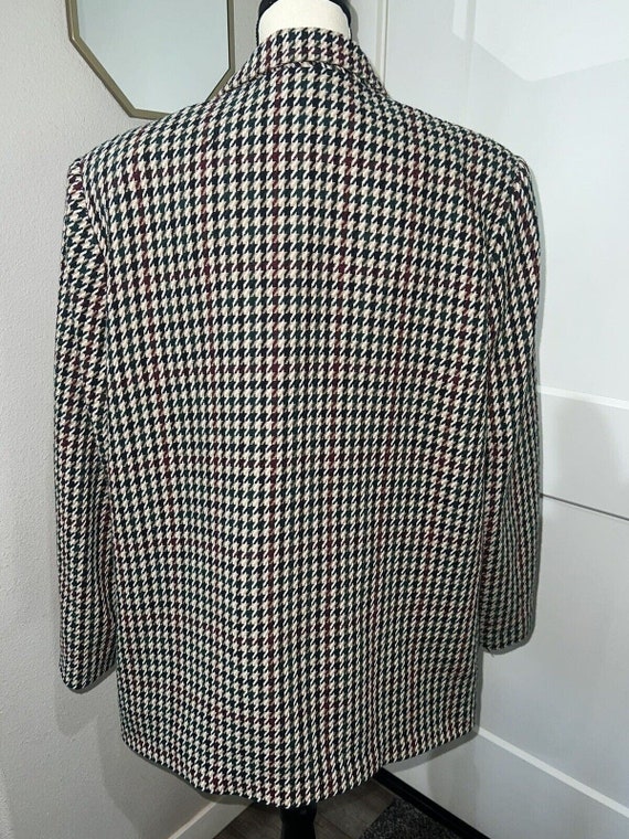 Radcliffe by Sag Harbor Houndstooth Blazer Womens… - image 5