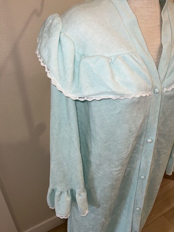 VTG Vandemere Housecoat Med Long Robe Nightgown F… - image 2