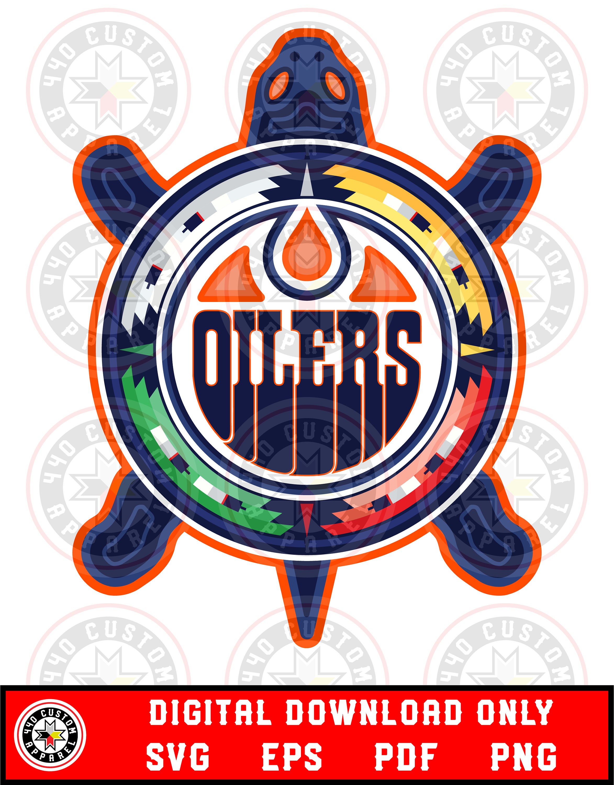 Edmonton Oilers Svg, NHL National Hockey League Team Svg Logo Clipart  Bundle Instant Download SVG - PNG - EPS - PDF