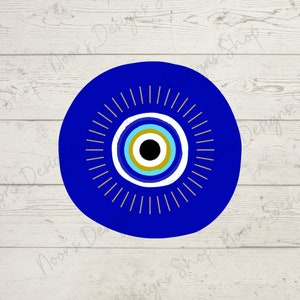 Evil Eye SVG Cut File | Evil Eye PNG File | Turkish Eye Print File | Protect your energy Shirt, Mug, Sticker