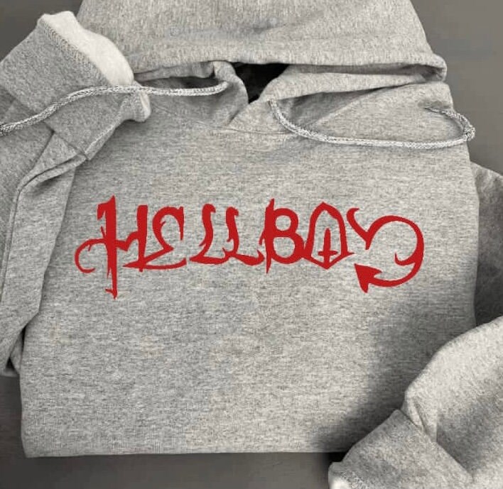 Hellboy Hoodie - Etsy UK