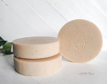 Naked Big Bar Oatmeal Shea Butter & Buttermilk, Natural Cold Process Soap, Arlitt Rose, Bestseller, Mother's Day, Relaxing Aromatherapy Gift