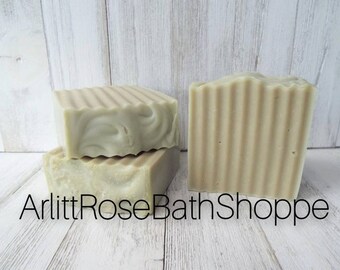 Green Tea Cocoa Butter Soap, Cold Process Soap, Winter Gift, Artisan Natural Soap, Handmade, Vegan, Gift For Her, For Him, Bath & Beauty