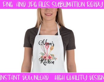 Sublimation pour la cuisine de maman : spatule et mixeur (PNG, JPEG numérique)