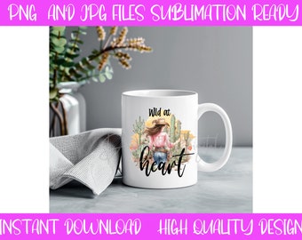 Clipart de cow-girl mignon, lot de conception de sublimation, sublimation occidentale, téléchargement de conception de sublimation png de cow-girl occidentale, png de cow-girl,