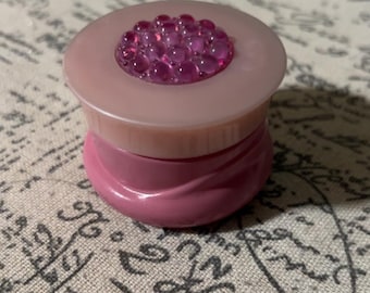 Vintage Avon "Somewhere" cream sachet jar. Empty collectible #Avon #Collectible.
