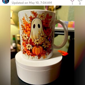 Cute ghost mug