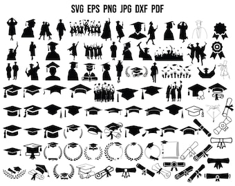 Graduation SVG | Graduate SVG | Student SVG | Graduation Design Svg | Graduation Silhouette | Cricut | Clipart | Cut files for Cricut | Cap