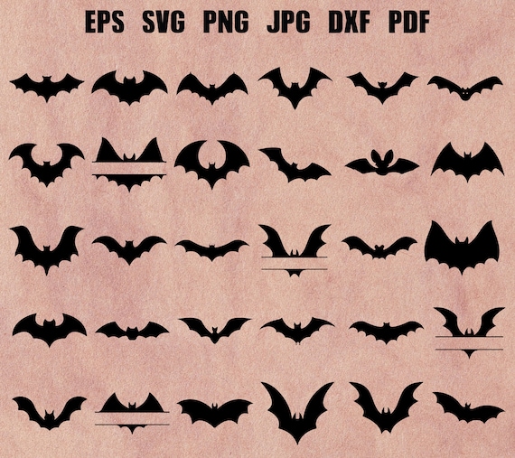 Bat Svg Bundle Bat Silhouette Halloween Svg Spooky Svg Scary Svg Bat Cut File Bat Clipart Bat Vector Bats Svg Multiple Bat Svg Bat Halloween