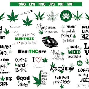 Weed Svg Bundel Weed Quotes Svg Marihuana Svg Blunt Svg Joint Svg Funny Weed Svg Funny Stoner Svg Cannabis Svg Weed Leaf Svg Smoke Weed Svg