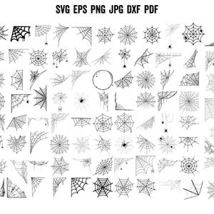 Spider Web SVG | Spider Web Silhouette | Halloween Svg | Spooky Svg | Spider Web Cricut | Cut File | Clipart | Vector | Vinyl | Decal Shirt