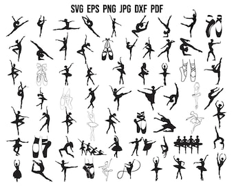 Dance Silhouette | Dance SVG | Dancer SVG | Dance Cut File | Dance Cricut | Dance Clipart | Dance Mom Svg | Dance Design | Commercial Use