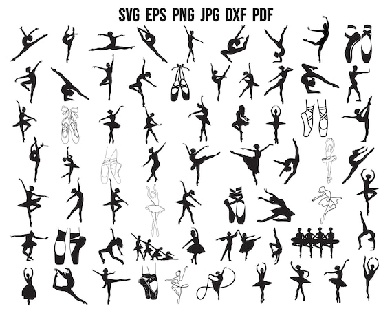 Dance Silhouette | Dance SVG | Dancer SVG | Dance Cut File | Dance Cricut | Dance Clipart | Dance Mom Svg | Dance Design | Commercial Use