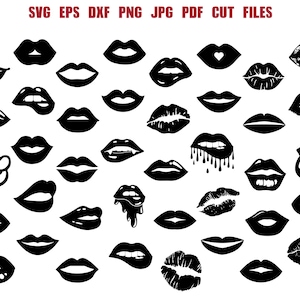 Lips Svg Red Lips Svg Kiss Svg American Kiss Svg Bitting Lips Svg Lips Cut File Lips Silhouette Lips Clipart Bleeding Lips Svg Lips Vector