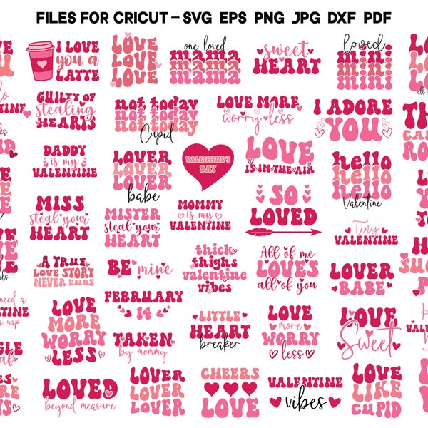Retro Valentine's Day Svg Retro Svg Valentine Svg Valentine Cut File Cupid Svg Love Svg Valentine Shirt Svg Valentine Cut File Cricut PNG