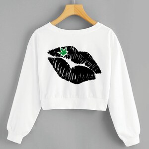 Weed Kiss Svg Weed Svg Kiss Svg Lips Svg Weed Plotterdatei Weed Printable Marihuana Svg 420 Svg High Weed Kommerzielle Nutzung Cricut