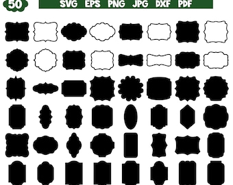 Frames Svg Label Svg Tags Svg Shapes Svg Tags Cut File Label Cut File Frames Clipart Shapes Cut File Tags Silhouette Circle Border Svg PNG