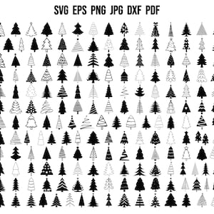 Christmas Tree SVG | Christmas SVG | Christmas Tree Silhouette | Tree Svg | Christmas Tree Cut File | Christmas Svg | Cricut Clipart Design