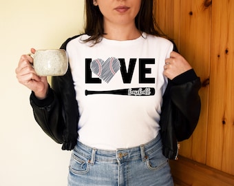 Love Baseball Svg Baseball Svg Cut File Baseball Bat Svg Baseball Shirt Svg Baseball Cricut Silhouette Clipart Printable Sport Cut File PNG
