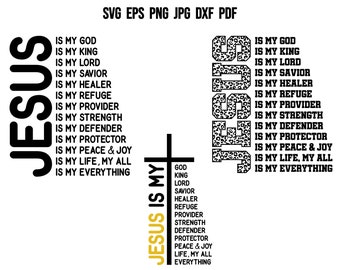 Jesus is My SVG | Jesus SVG | Christian SVG | Religious Svg | Faith Svg ...