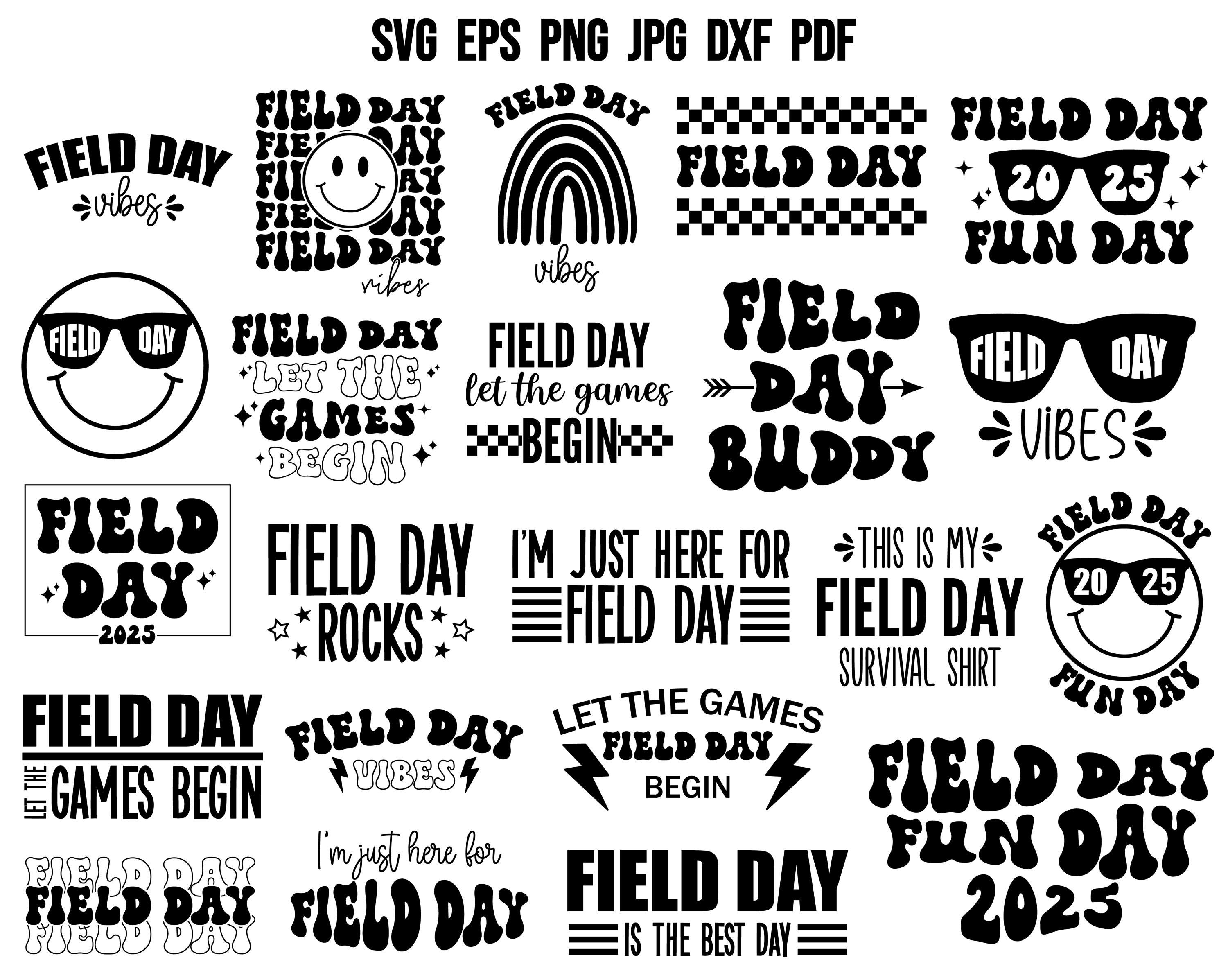 Field Day SVG | Teacher SVG | Field Day T shirt | Field Day 2025 Cricut | Funny Teacher Shirt | Last day of school SVG | Cut file for Cricut