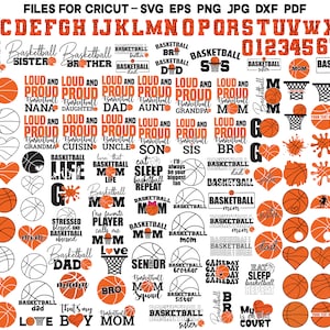 150 Basketball SVG Basketball Cut Files Basketball Clipart Sports SVG Basketball Ball SVG Basketball Monogram Basketball Player Svg Cricut