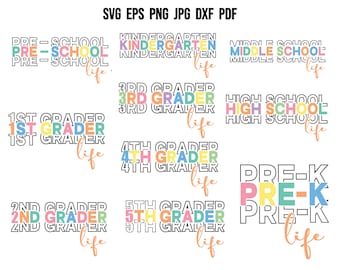 Back to school SVG | School SVG | Teacher SVG | Kindergarten Svg | Preschool Svg | Pre-k Svg | School T shirt | School Clipart Cricut Vector