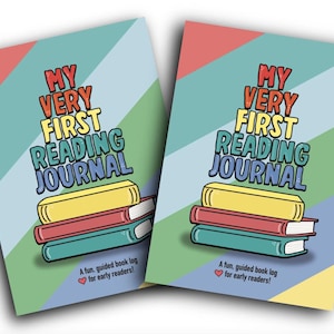 Mi primer diario de lectura: descarga digital, registro de lectura, niños, jóvenes lectores, estudiantes, aprendizaje, bocetos, seguimiento, diversión para niños