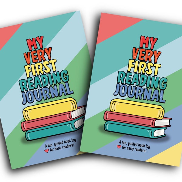 My Very First Reading Journal - Book Log, Children, Kids, Readers, Students, Teachers, Learning, Doodle, Sketching, Tracker