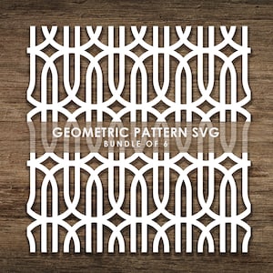 Bundle of 6 Seamless Geometric SVG Pattern, Line Pattern, Geometric Pattern, Cut File Cricut, CnC Cut File Instant Download, Bo6_2