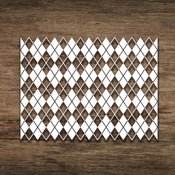 Seamless Argyle SVG Pattern, Line Pattern, Geometric Background. Cut File Cricut, Png Pdf Eps, Vector. Instant Download, P1-08