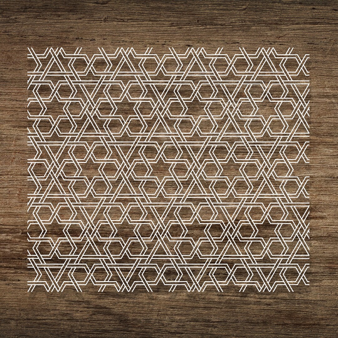 Islamic Vector Pattern Bottom Line Seamless Islamic SVG Pattern, Line Pattern, Islamic Pattern Background ...
