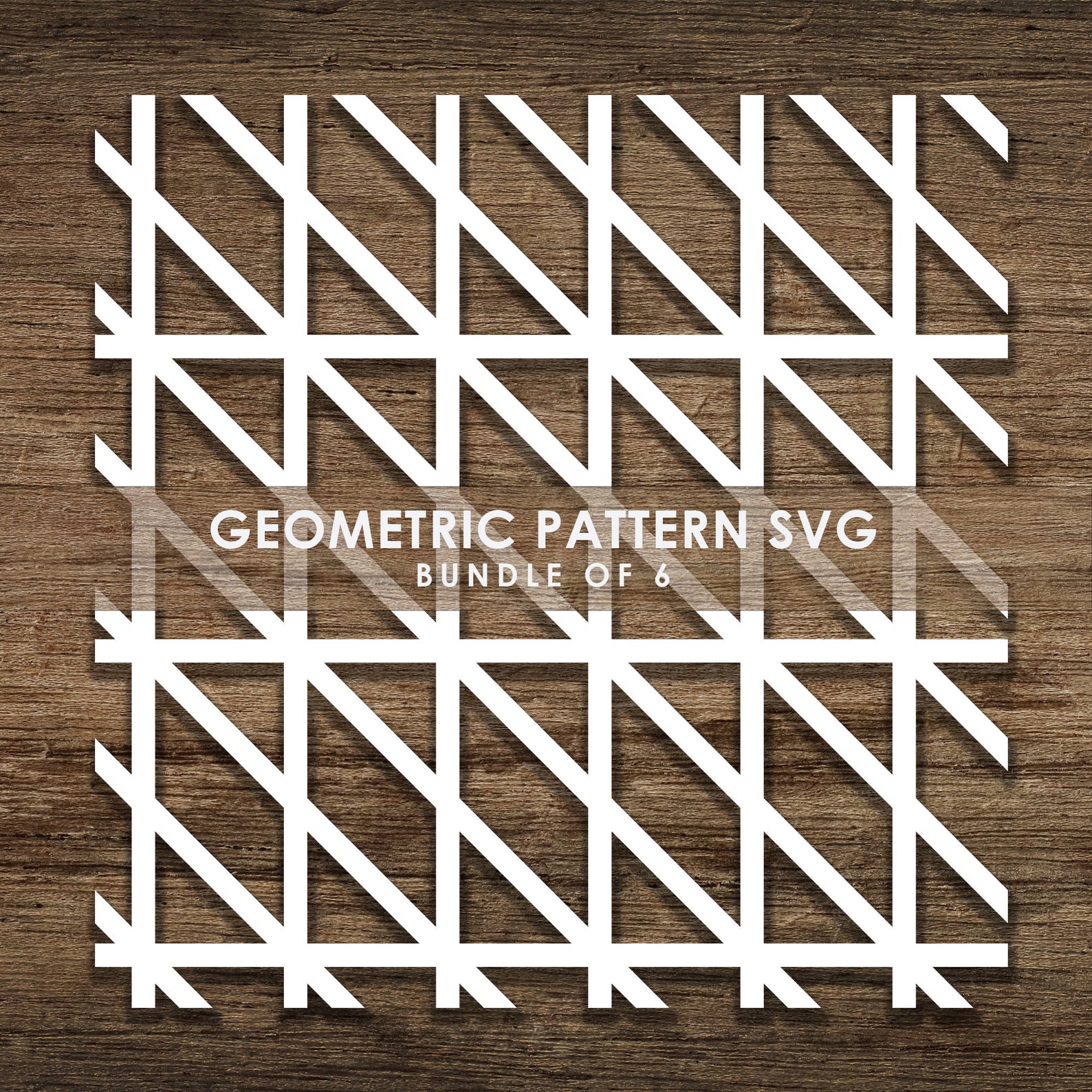 Bundle of 6 Seamless Geometric SVG Pattern, Line Pattern, Geometric ...