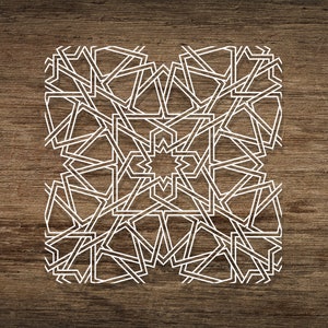 Motif SVG islamique sans couture, motif marocain, motif de fond arabe. Couper le fichier Cricut, Dxf Pdf Eps, vecteur. Téléchargement instantané, I012