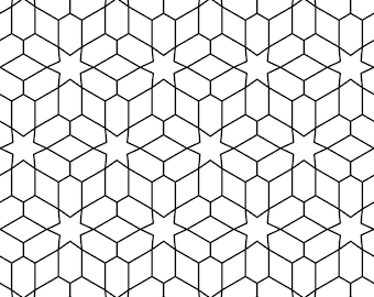 Modello SVG islamico senza cuciture, motivo a linee, sfondo geometrico. Taglia file cricut, png pdf eps, vettoriale. Download istantaneo, P6M-03