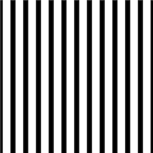May include: A black and white striped pattern with alternating vertical stripes.