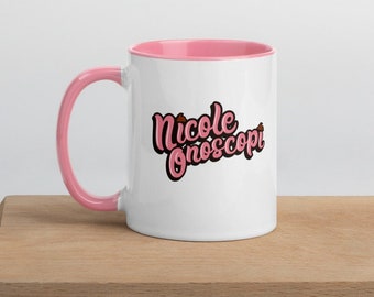 Nicole Onoscopi Logo Pink Mug