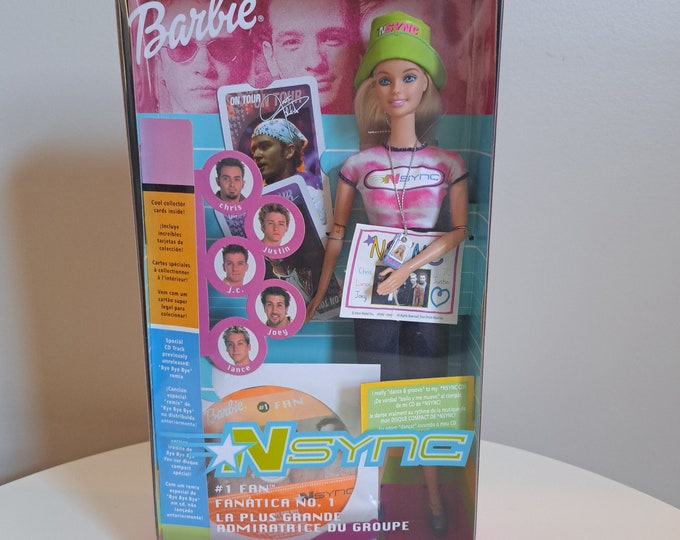 Vintage 2000 Nsync Barbie 1 Fan Barbie 50534 Etsy