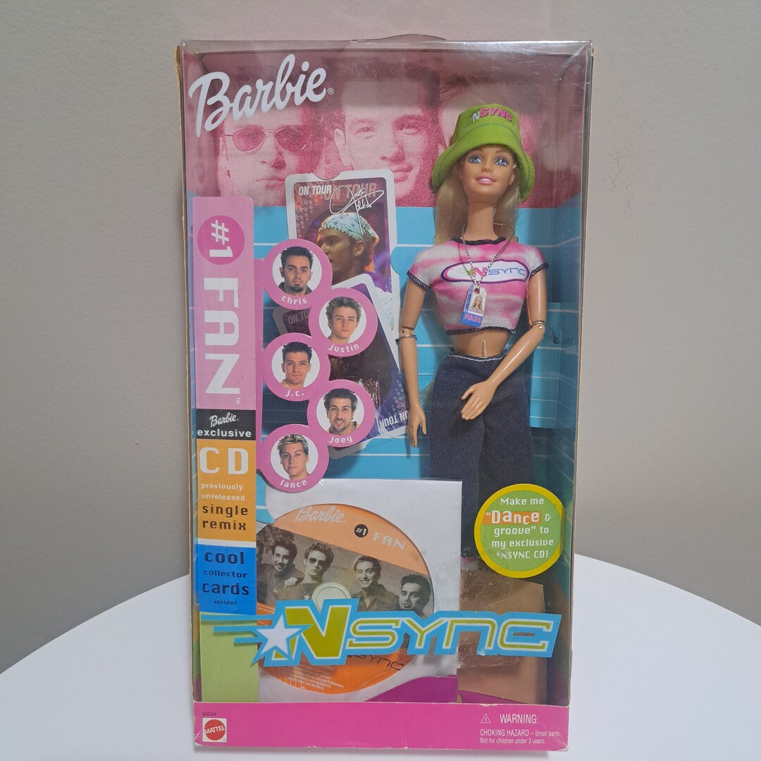Vintage 2000 Nsync Barbie 1 Fan Barbie 50534 Etsy