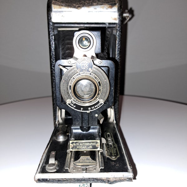 Kodak Autographic Jr 1A with Leather Case