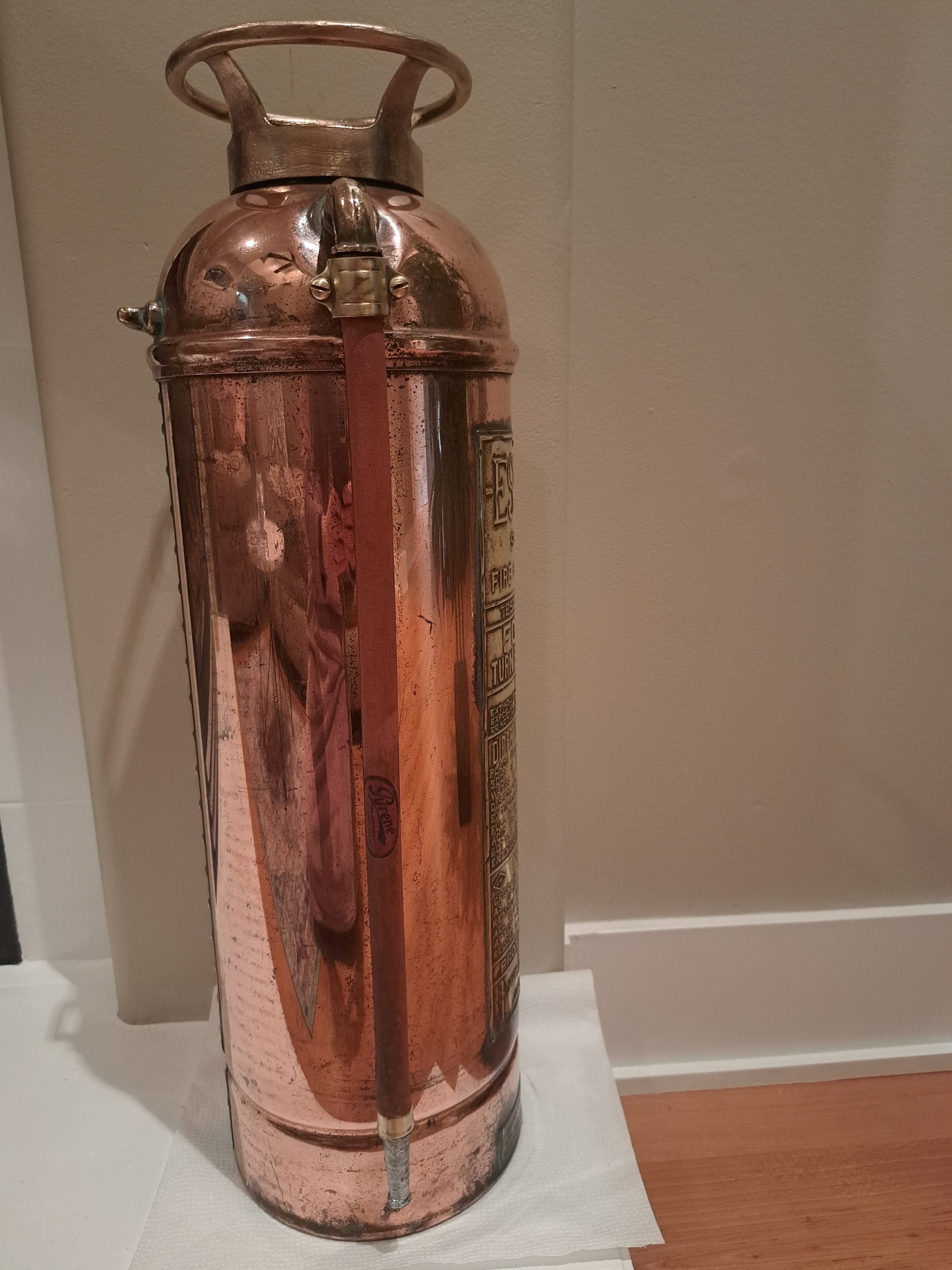 Vintage Essanay Fire Extinguisher Etsy