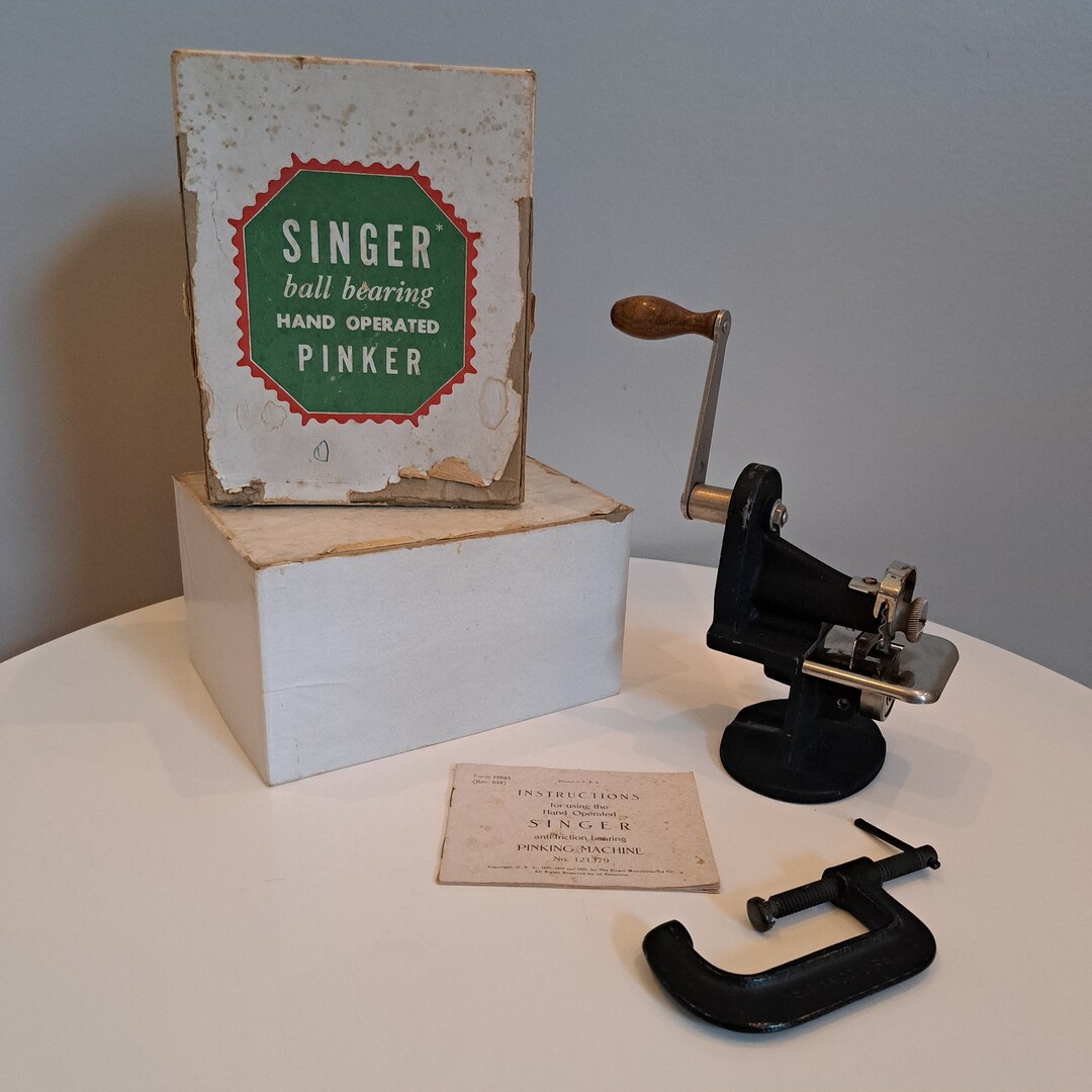 Vintage 1930s Singer Ball Bearing Hand Operated Pinker 121379 Etsy